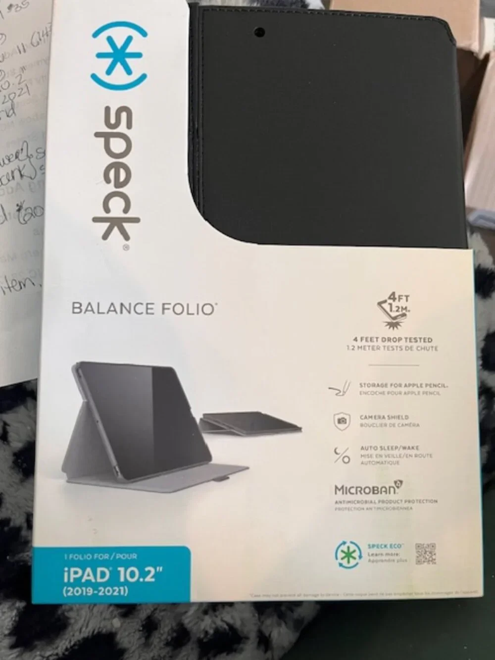 Speck Balance Folio Case for iPad 10.2 Inch (2019-2021) - Drop & Camera Prot